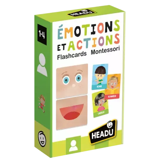 Flashcards Émotions et Actions Montessori