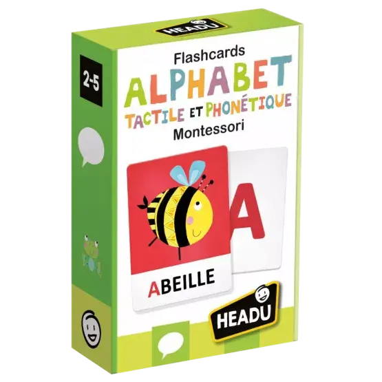 Flashcards Alphabet Tactile et Phonétique Montessori