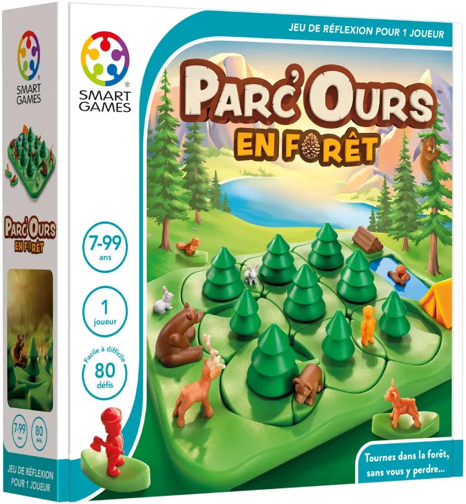 Parc 'ours en forêt 