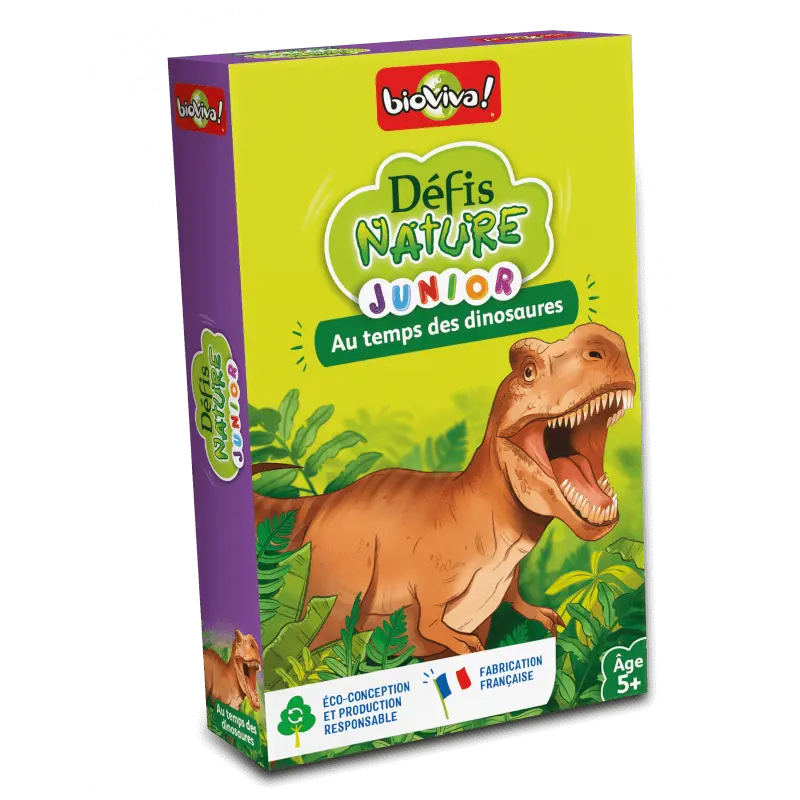 BIOVIVA - DÉFIS NATURE JUNIOR - AU TEMPS DES DINOSAURES