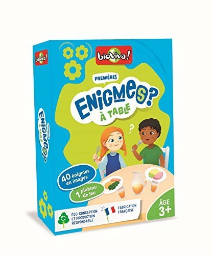 BIOVIVA - PREMIÈRES ÉNIGMES - A TABLE !