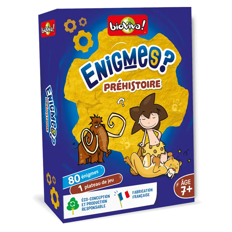 BIOVIVA - ÉNIGMES - PRÉHISTOIRE