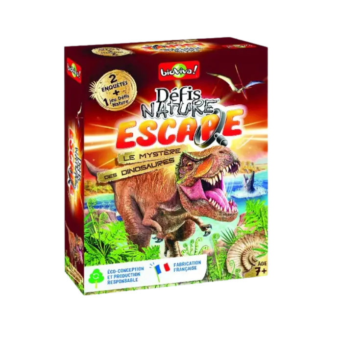 BIOVIVA - DÉFIS NATURE ESCAPE - LE MYSTÈRE DES DINOSAURES
